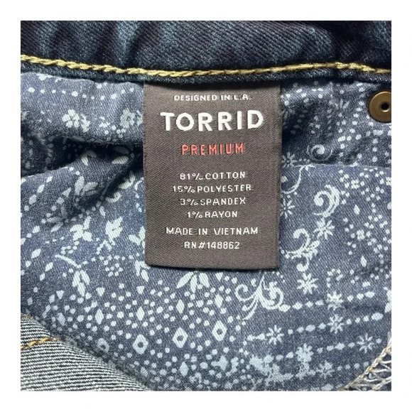 Torrid Premium High-Rise Curvy Denim Jeans Women Plus‎ Size 20R - Picture 7 of 8
